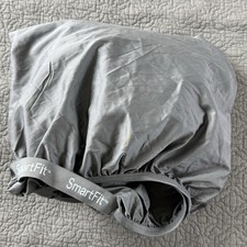 Sleep Number Split King Fitted Sheet Smartfit Cotton Blend Grey