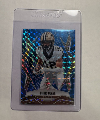 Panini 2025 Phoenix Chris Olave #87 Light Blue Pyramids /385 Saints