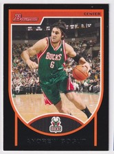 2007-08 Bowman Topps Andrew Bogut Milwaukee Bucks #6