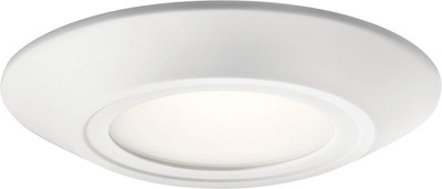 Lighting Horizon 6.5'' 3000K LED Downlight with Glass Diffuser in White Finish