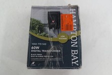 Hampton Bay 60w Low Voltage Transformer Timer Black Outdoor Sl-60-12-sv