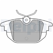 Satz Bremsbeläge Bremsklötze hinten für Alfa Romeo 145 930 146 155 167 | 6654