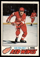 1977-78 O-Pee-Chee Dan Maloney Detroit Red Wings #172