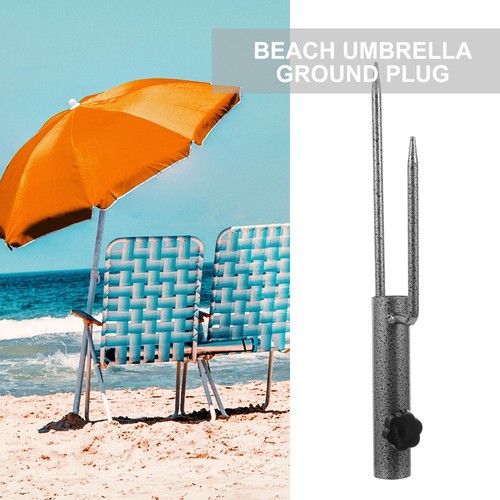 Ancoraggio per ombrellone da spiaggia per supporto sabbia punta erba ancoraggi resistenti - Foto 10 di 12