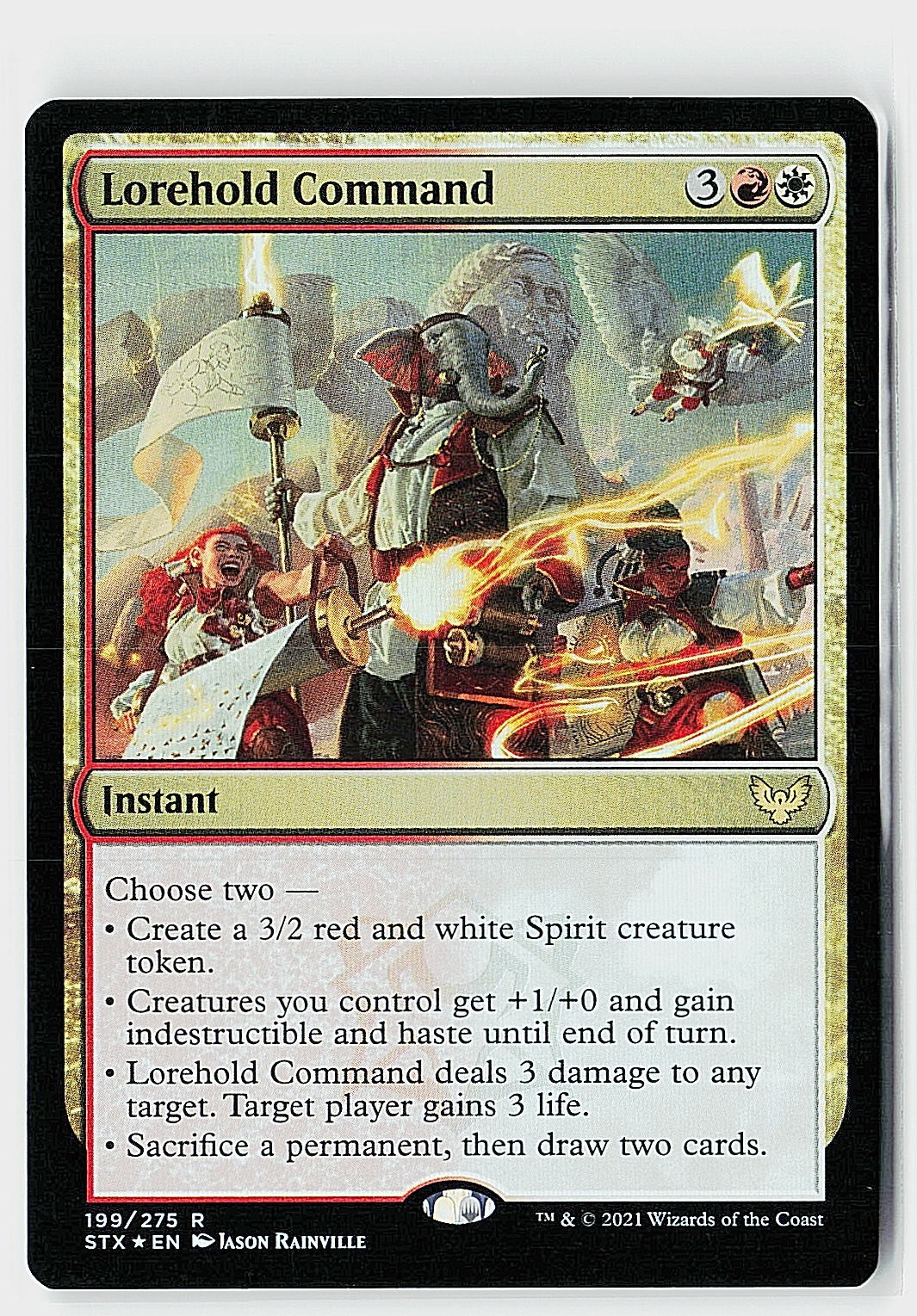 Lorehold Command R Promo Pack: Strixhaven 199 NM