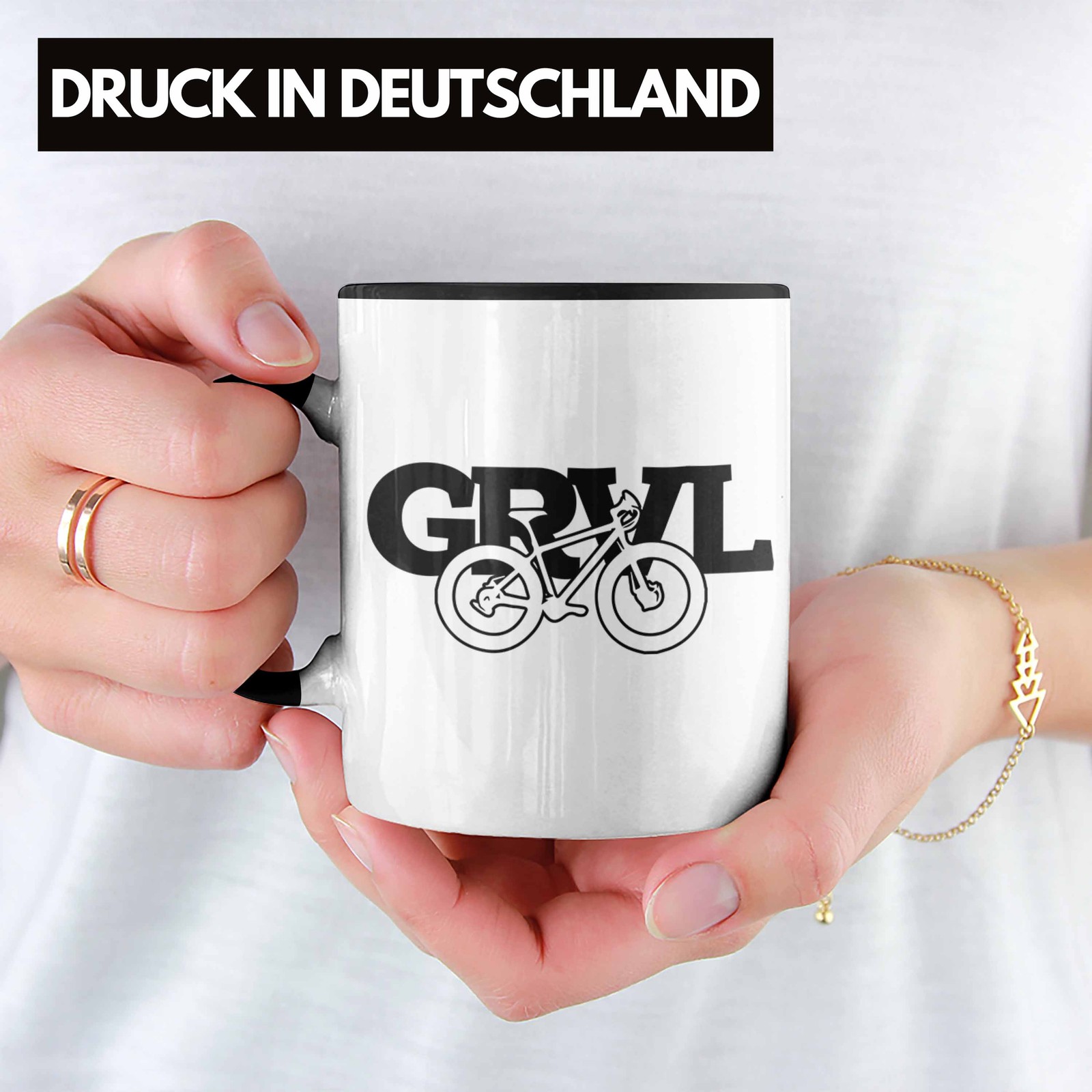 Tazza per appassionati di mountain bike regalo mountain biker mtb grvl foto 4
