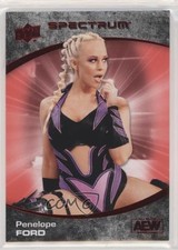 2021 Upper Deck AEW Spectrum Red 18/50 Penelope Ford #42 0t2