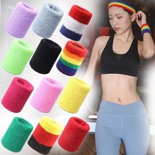 Wrist Support Band Wristband 8x8cm Sport Bracers Sweat Towel Cuff Tennis Wrist