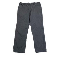 Carhartt Work Pants Men s 40x32 Gray Relaxed Fit Utility Pocket Logo