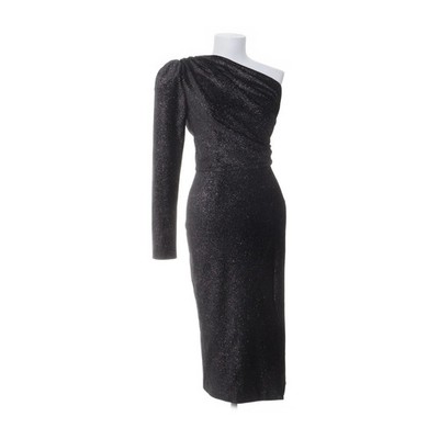 Bronx&Banco, Cocktailkleid, Größe: S, Schwarz/Silber, Elasthan/Polyester #HWr