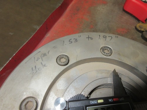 Gebrauchte Berco Kurbelschleifscheibe Nabe für #180 Schleifmaschine, nt. Rottler, Winona - Bild 4 von 4