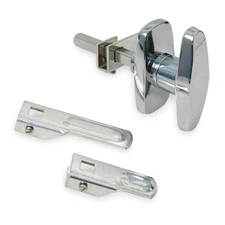 GRAINGER APPROVED 1XNZ2 Cam Latch,Nonlocking,Chrome,T Handle 1XNZ2