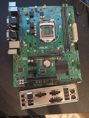 ASUS PRIME H310M-C R2.0 DDR4 Tested,  w/ IO Port Cover