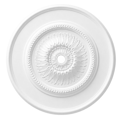 Deckenrosette R10 600 mm Harz stark leicht kein Styropor einfache Befestigung