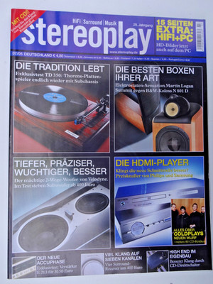 STEREOPLAY 7/05, THORENS TD 350,ACCUPHASE E 213,LOGAN SUMMIT gegen  B&W N 801 D,