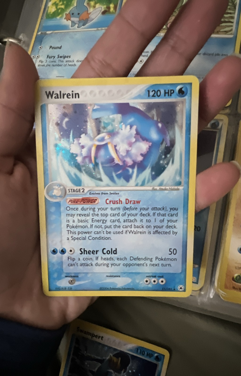 Walrein 15/101 Hidden Legends Holo