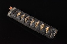 F7865 : XF Armes Japonaises Anciennes Bois Métal POIGNÉE D'ÉPÉE Armure Samouraï Katana