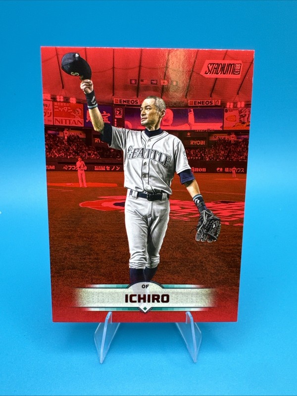2025 Topps Stadium Club - Ichiro Suzuki #182 Red Foil