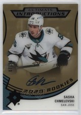 2020-21 Ultimate Collection Introductions Gold /50 Sasha Chmelevski Auto 0dp1