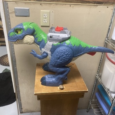 Imaginext Jurassic World Ultimate Action Chomp T-Rex Dinosaur Toy Lights Sounds