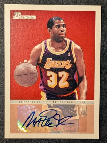 MAGIC JOHNSON 2009 Bowman '48 Vintage 1948 Autographs Auto Lakers HOF MVP