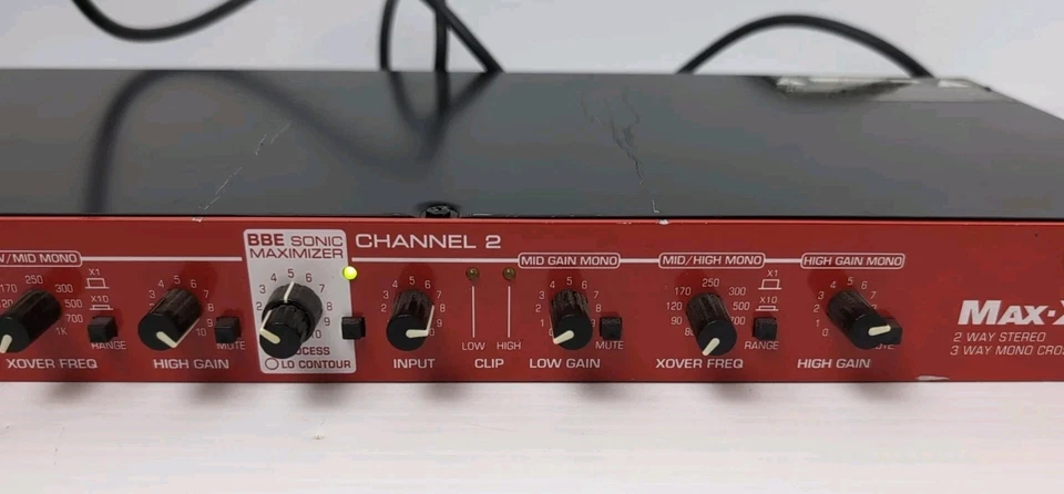 BBE Max-X3 2 Way Stereo/3 Way Mono Crossover Power Cord Not Included - Image 3 of 4