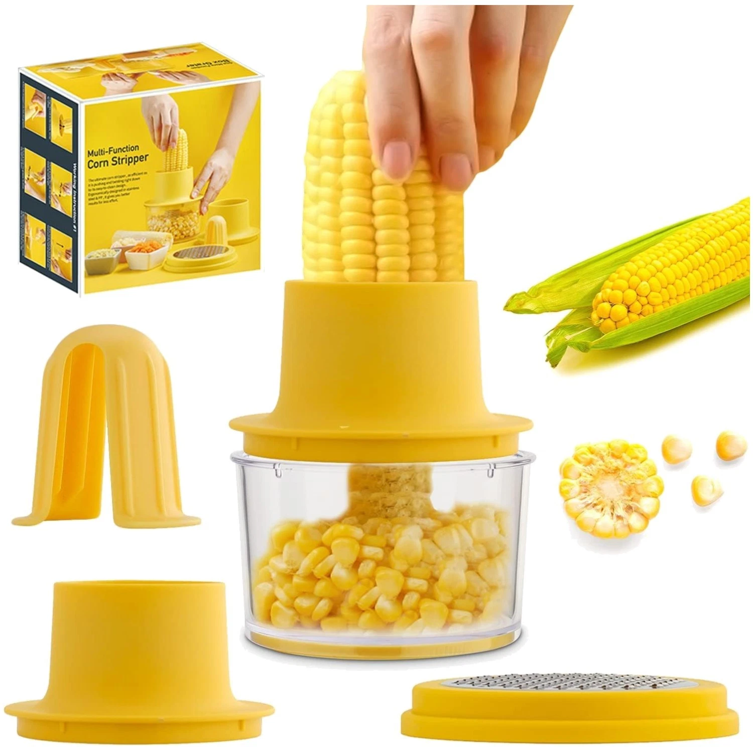 Stainless Steel Corn Shucker