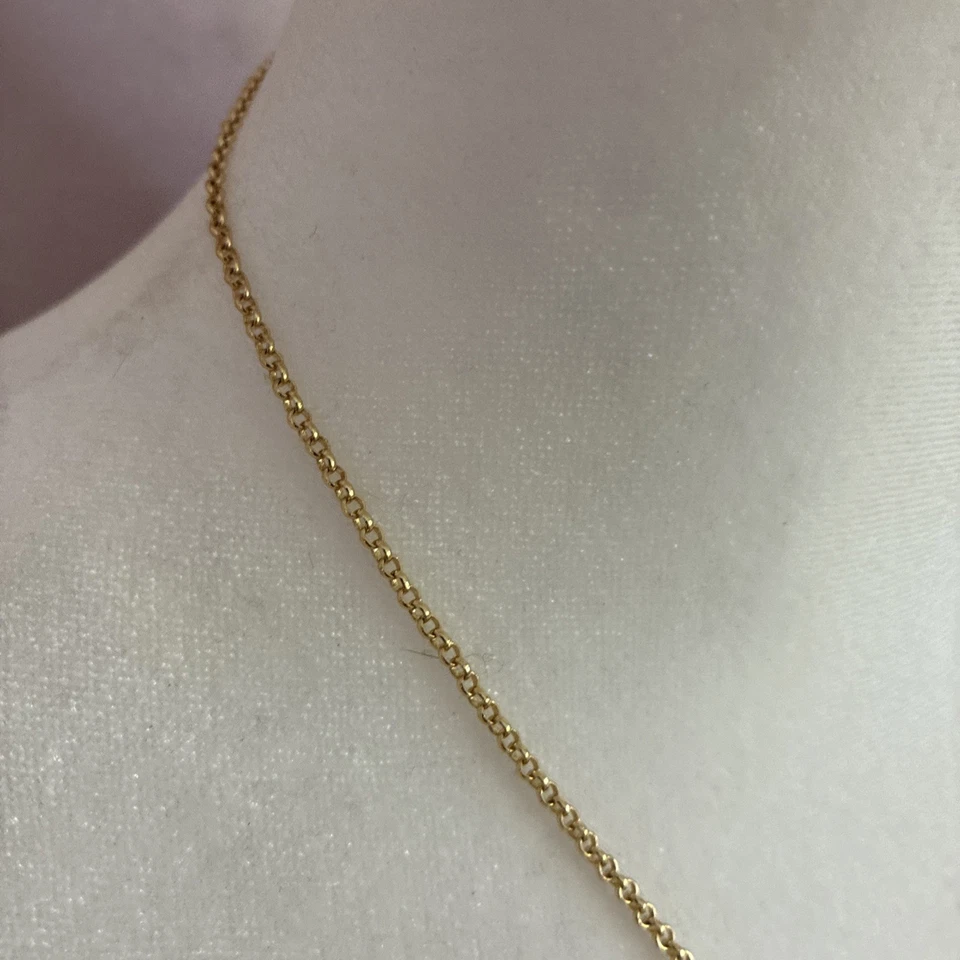 Ted Baker золотистый розовый кристалл стекла галстук-бабочка ожерелье 16» цепочка - Изображение 4 из 4