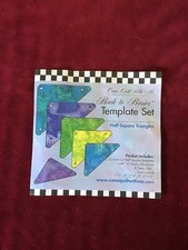 Come Quilt With Me Back to Basics demi-carré triangles lot de 6