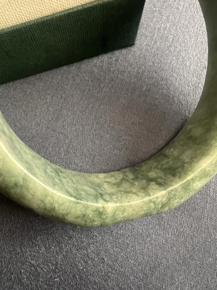 正品玉石 12 毫米 8 英寸手镯 — 第 4/4 张图片