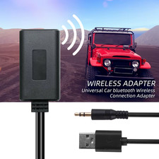 Car Wireless Bluetooth Cable Adapter Receiver AUX HIFI Sound Quality Music Audio
