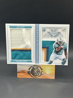  2015 Panini Playbook - Rookie Booklet Jay Ajayi #72 4 Color Patches #d 1/10 