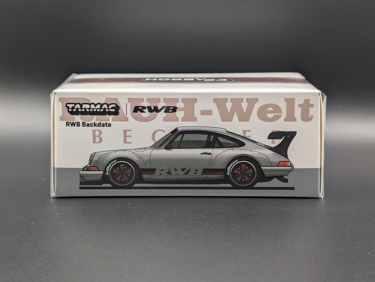 1:64 Tarmac Works Hobby64 Porsche RWB Backdate Silver Special