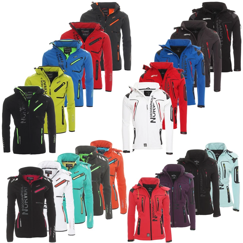 Geographical Norway Partner Damen / Herren Softshelljacke Sport Softshell Jacke - Bild 1 von 1