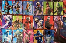 Panini Fortnite Series Card Lot of 17 Cards Mixed Sets NM