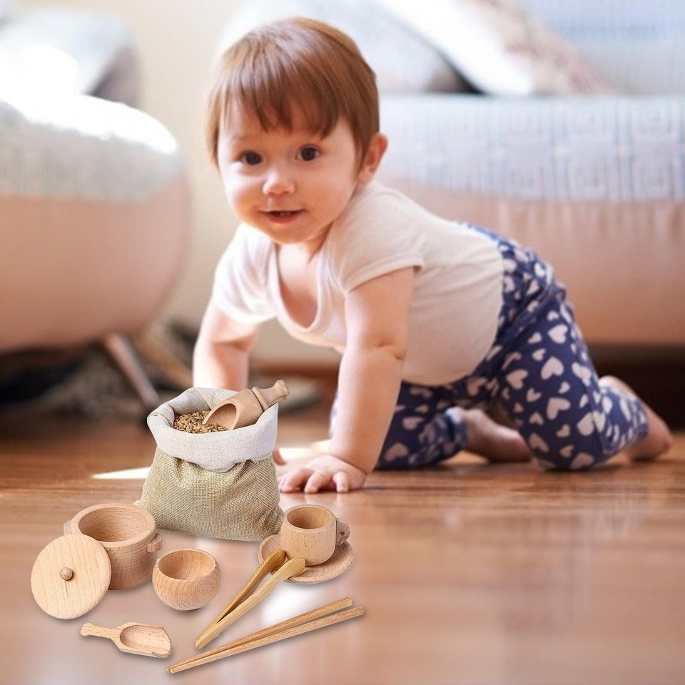 Wooden Sensory Bin Tools -Sensory Bins For Toddlers 3-4 Toddlers ...