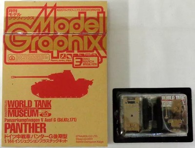 RARE 1/144 German Panther G Tank Late Model Model Graphics Magazine Appendix #59