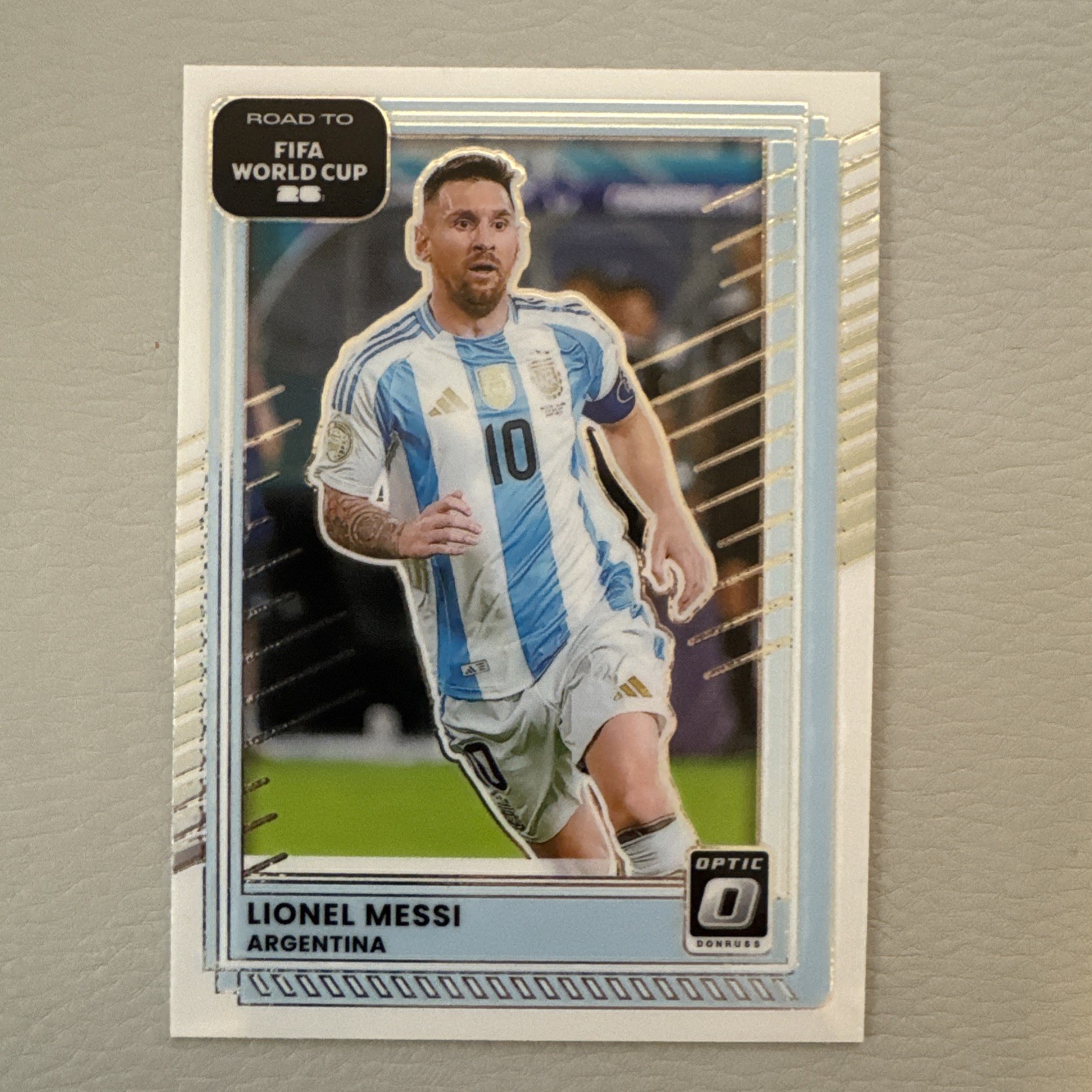 2025-26 Panini Donruss Road to Fifa World Cup - Lionel Messi #154 Optic