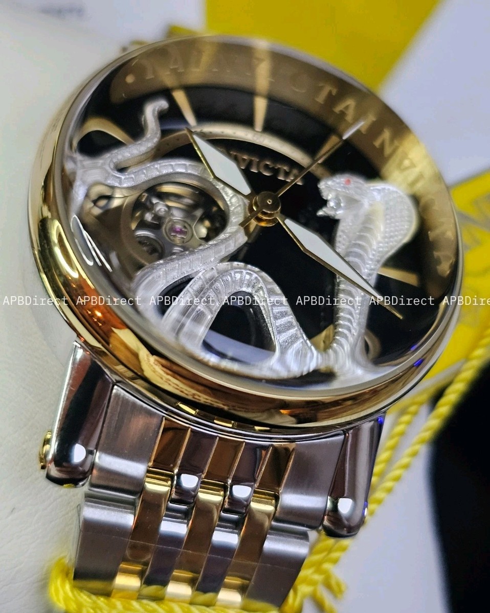 Invicta COBRA Vintage Open ❤️ Heart Mechanical Automatic