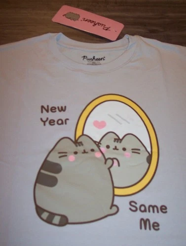PUSHEEN CAT New Year New Me T-shirt MENS 2XL XXL NEW w/ TAG