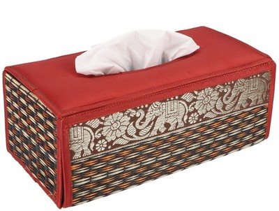 Kosmetiktücher / Servietten Box aus Rattan Napkin Holder, Taschentuchbox - ora