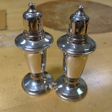 Revere Silversmiths Sterling Silver w/ Reinforced Cement 805 Salt Pepper Shaker