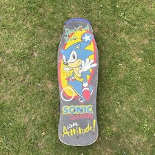 Rare Vintage Sonic the Hedgehog Skateboard from 1991 - good condition