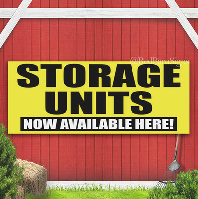 STORAGE UNITS NOW AVAILABLE HERE Indoor Outdoor Banner Sign with grommets