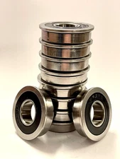 FR8-2RS C3 Flanged Premium Sealed Ball Bearing, 1/2"x1-1/8"x5/16" (Qty. 10)