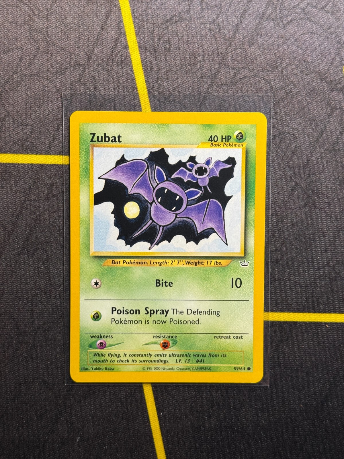 Zubat 59/64 Pokemon TCG Neo Revelation Unlimited - LP