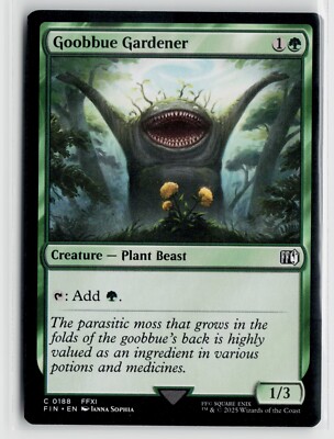 MTG Final Fantasy Goobbue Gardener x4 NM Common