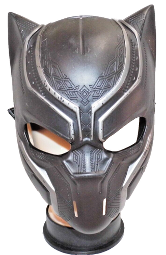 Black Panther Cosplay Mask Superhero Movie Adults Plastic Prop Helmet Halloween - Picture 2 of 10