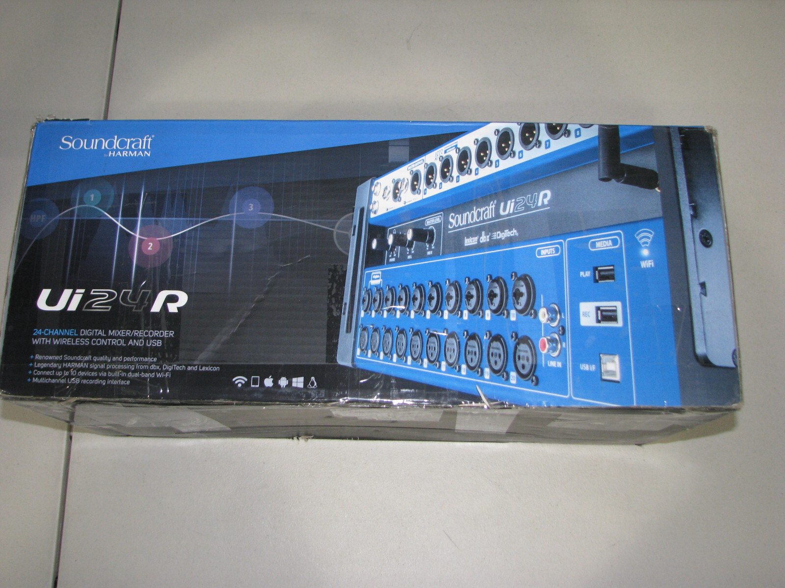 Soundcraft Ui24R Wireless 24channel Digital Mixer/USB MultiTrack