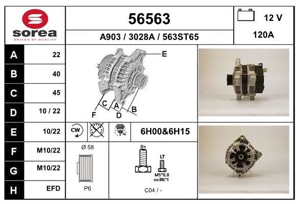 Alternateur 406 3.0 24V à régulateur intégré pour une charge optimale sur Citroën XM V6